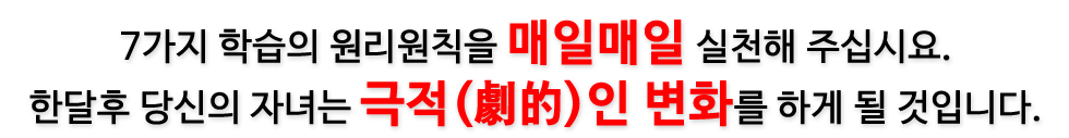 7가지 학습원칙30일후 극적인변화
